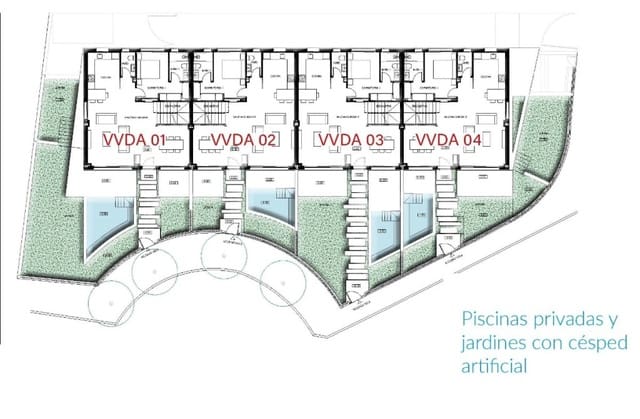 3 makuuhuone Omakotitalo myytävänä paikassa El Limonar, Málaga kaupunki mukana uima-altaan - 1 490 000 € (Ref: 8755239)