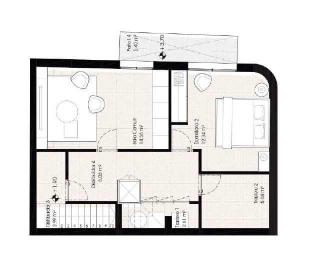 4 soveværelse Lejlighed til salg i Malaga by med swimmingpool garage - € 1.550.000 (Ref: 8894531)