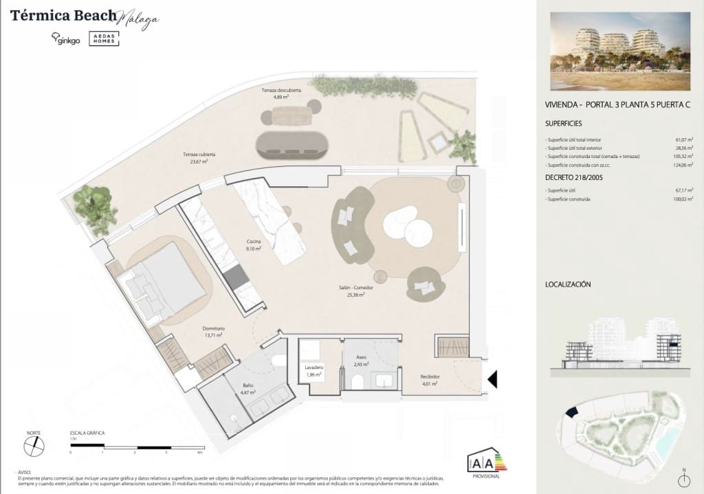 1 bedroom Apartment for sale in Malaga city with pool garage - € 720,000 (Ref: 9471123)