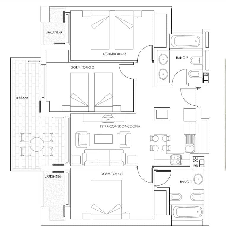 3 camera da letto Appartamento in vendita in Puerto del Rey con piscina - 210.000 € (Rif: 9655622)
