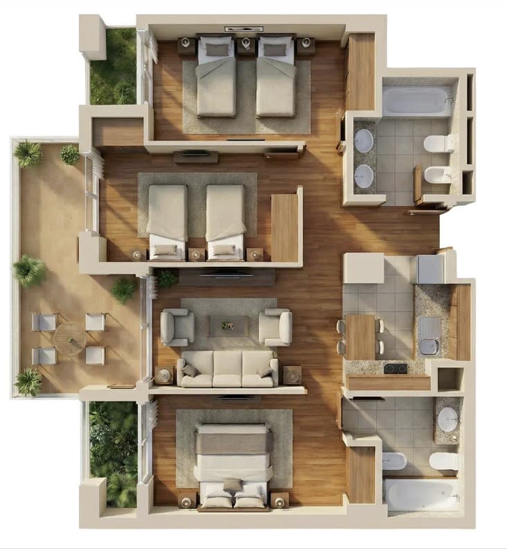 3 camera da letto Appartamento in vendita in Puerto del Rey con piscina - 210.000 € (Rif: 9655622)