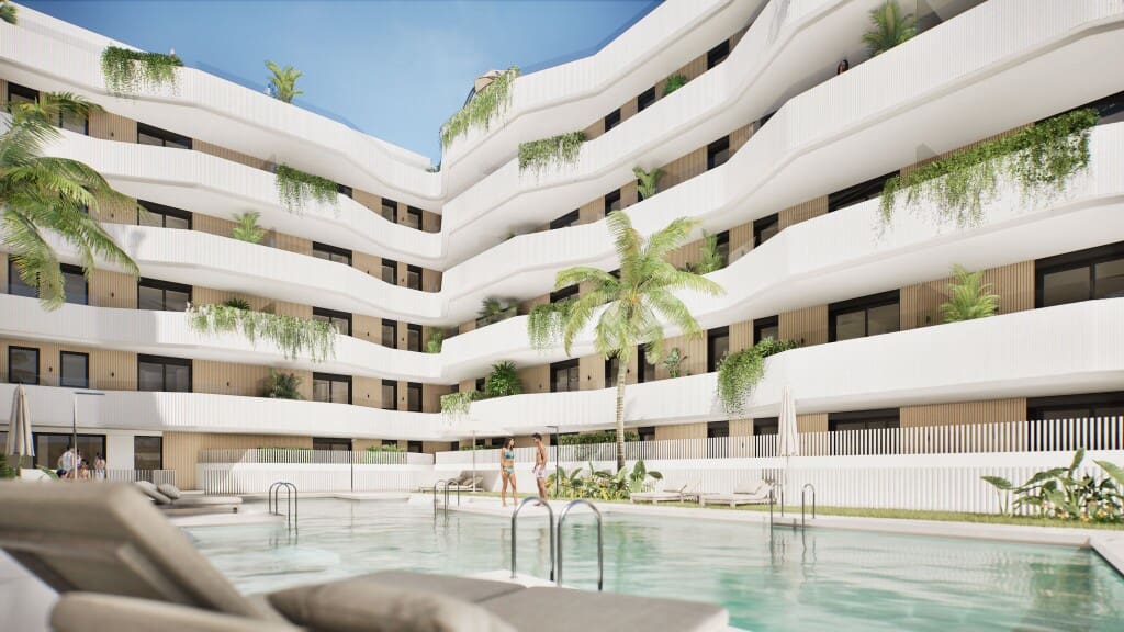 2 soveværelse Lejlighed til salg i Mijas Costa med swimmingpool garage - € 446.513 (Ref: 9933662)