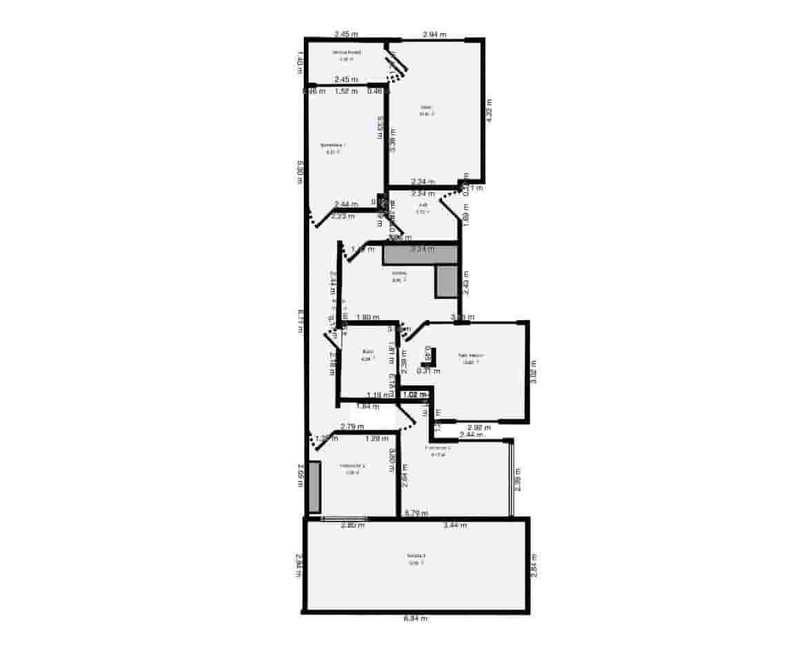 3 Zimmer Strandapartment zu verkaufen in Lo Pagan - 125.000 € (Ref: 10043012)
