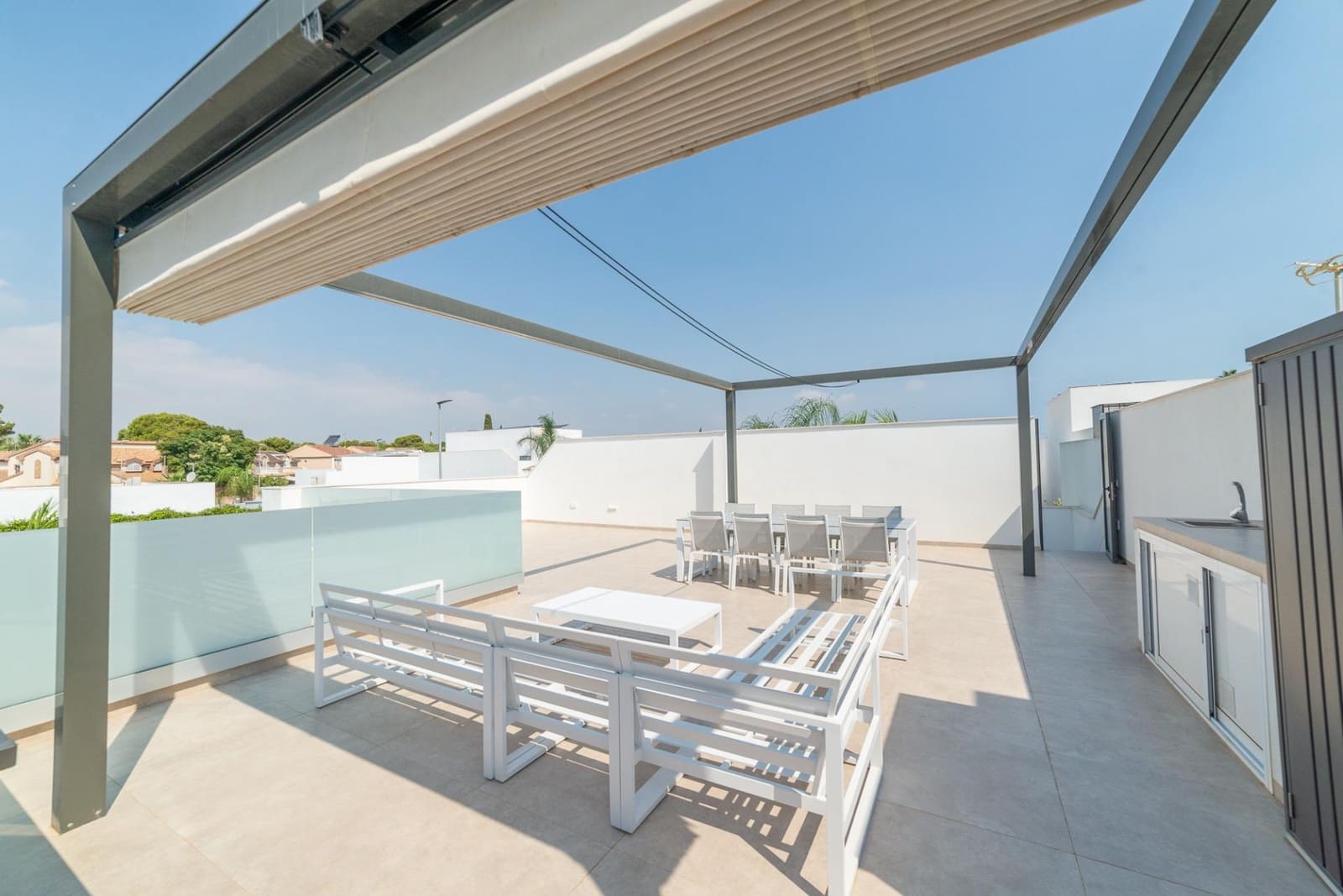 3 sypialnia Willa na sprzedaż w Santiago de la Ribera z basenem garażem - 489 000 € (Ref: 10081217)