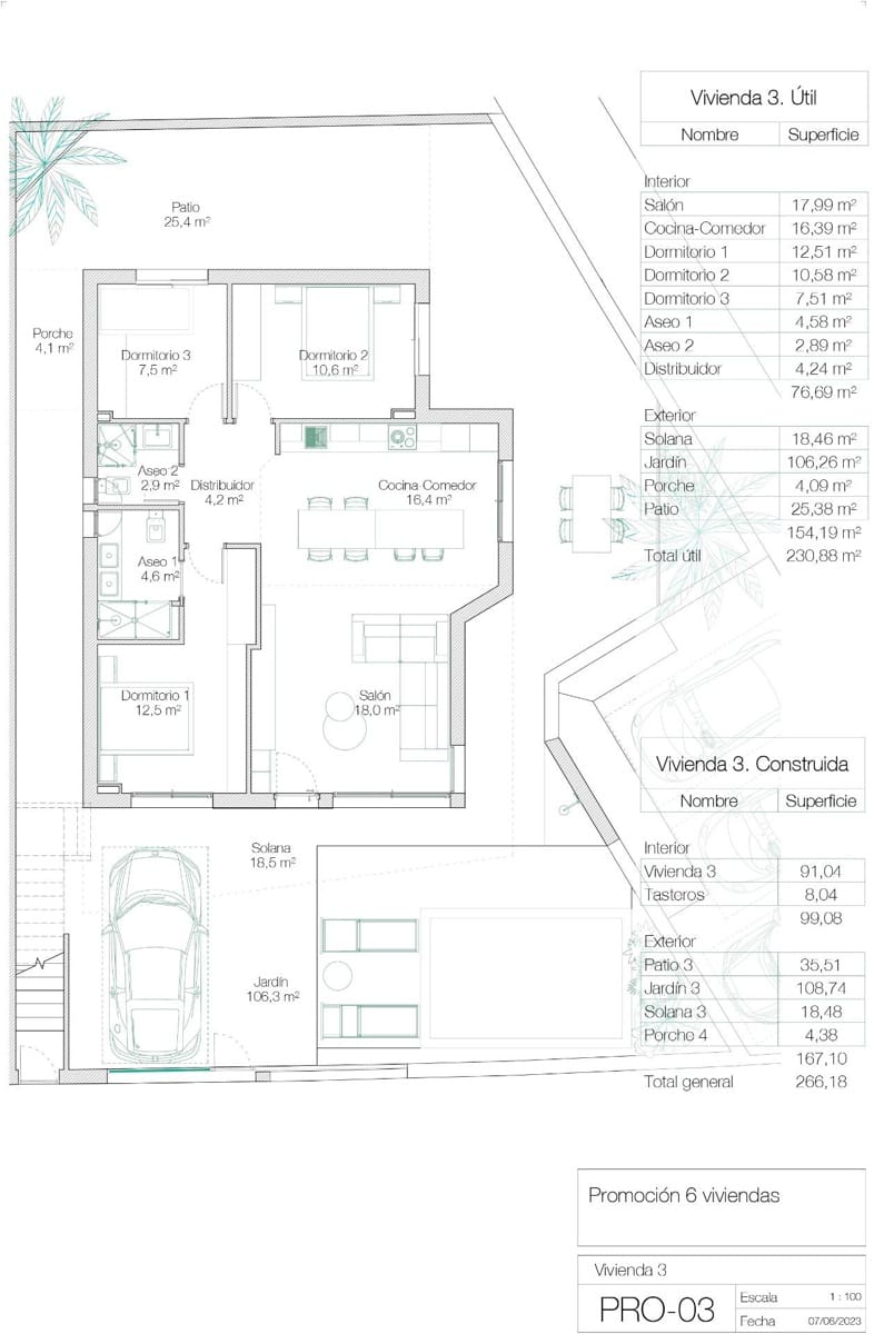 2 soveværelse Bungalow til salg i Santiago de la Ribera med swimmingpool - € 339.000 (Ref: 8247686)
