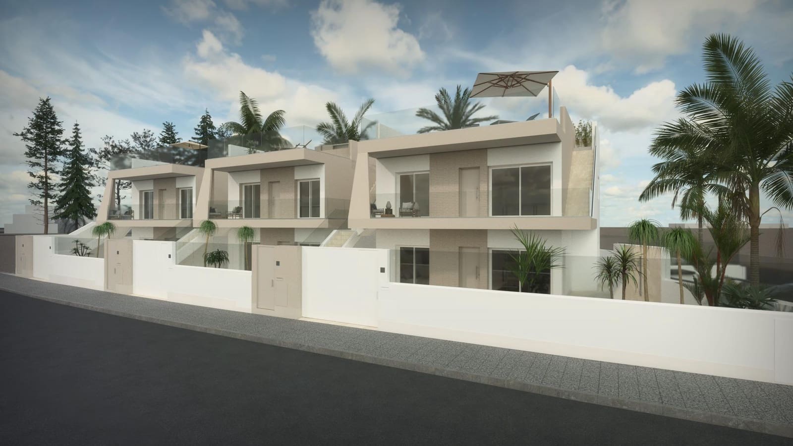 2 soveværelse Bungalow til salg i Santiago de la Ribera med swimmingpool - € 339.000 (Ref: 8247686)