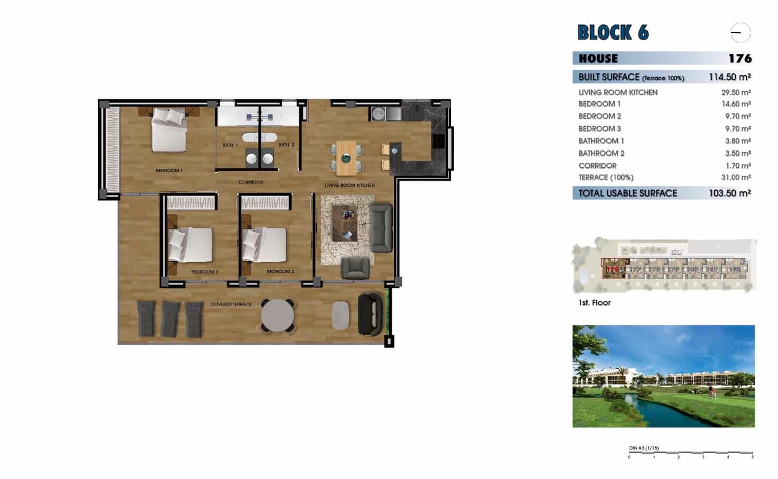 Apartamento de 2 habitaciones en Los Alcázares en venta con piscina - 255.000 € (Ref: 8879870)