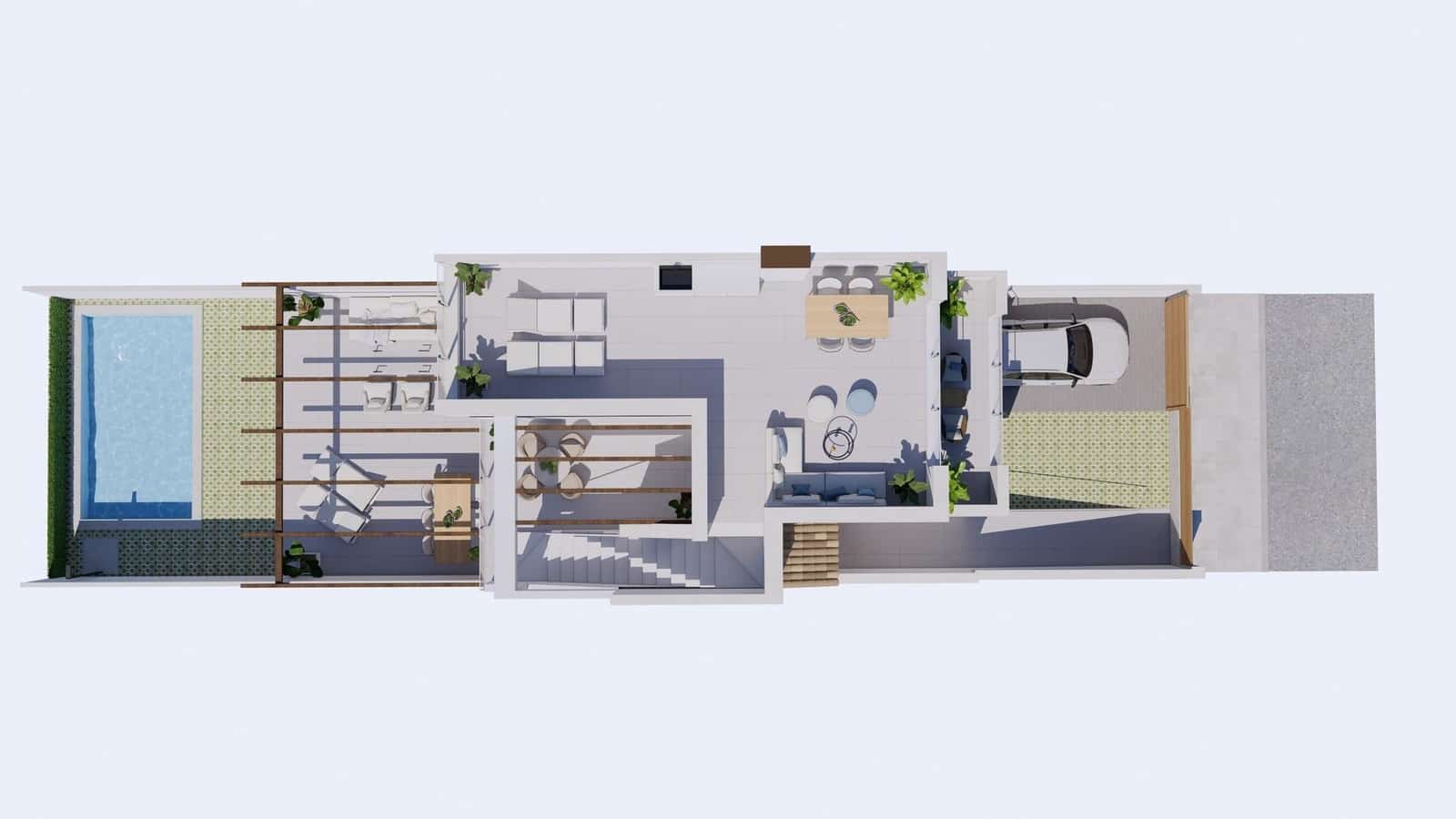 3 soveværelse Byhus til salg i Los Alcazares med swimmingpool - € 357.000 (Ref: 9382781)