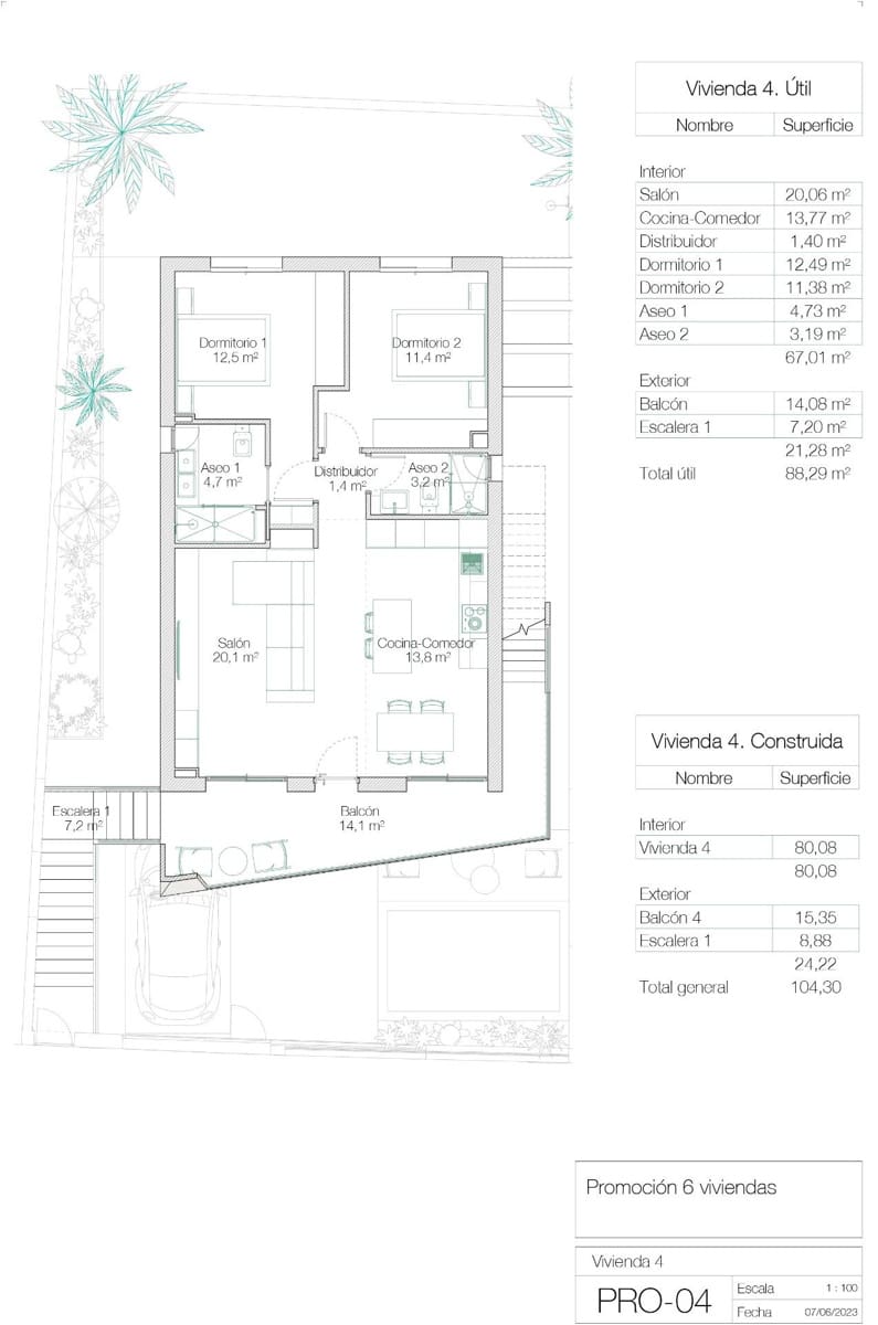 2 soverom Leilighet til salgs i Santiago de la Ribera med svømmebasseng - € 339 000 (Ref: 9551309)