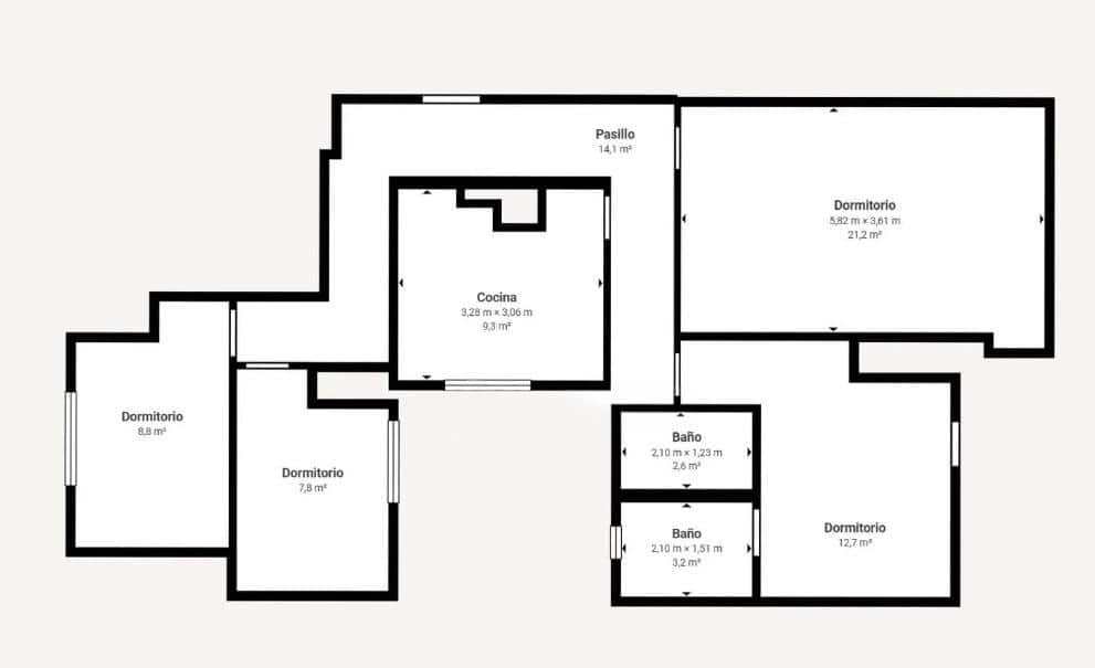3 makuuhuone Asunto myytävänä paikassa San Javier - 154 900 € (Ref: 9611475)