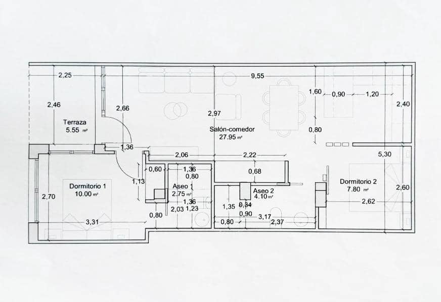 2 Zimmer Strandapartment zu verkaufen in Santiago de la Ribera - 177.000 € (Ref: 9619165)