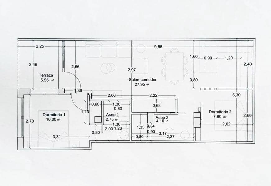 2 bedroom Beach Apartment for sale in Santiago de la Ribera - € 180,000 (Ref: 9619165)