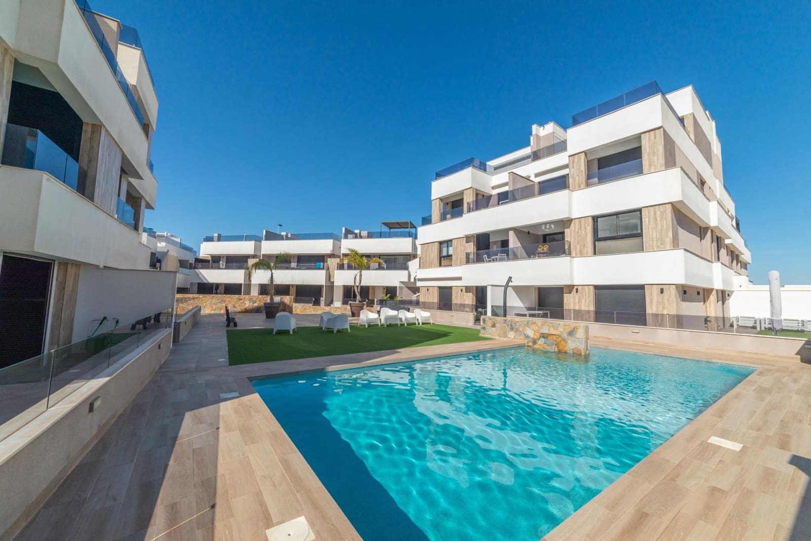 2 makuuhuone Huoneisto myytävänä paikassa Santiago de la Ribera mukana uima-altaan - 299 000 € (Ref: 9666436)