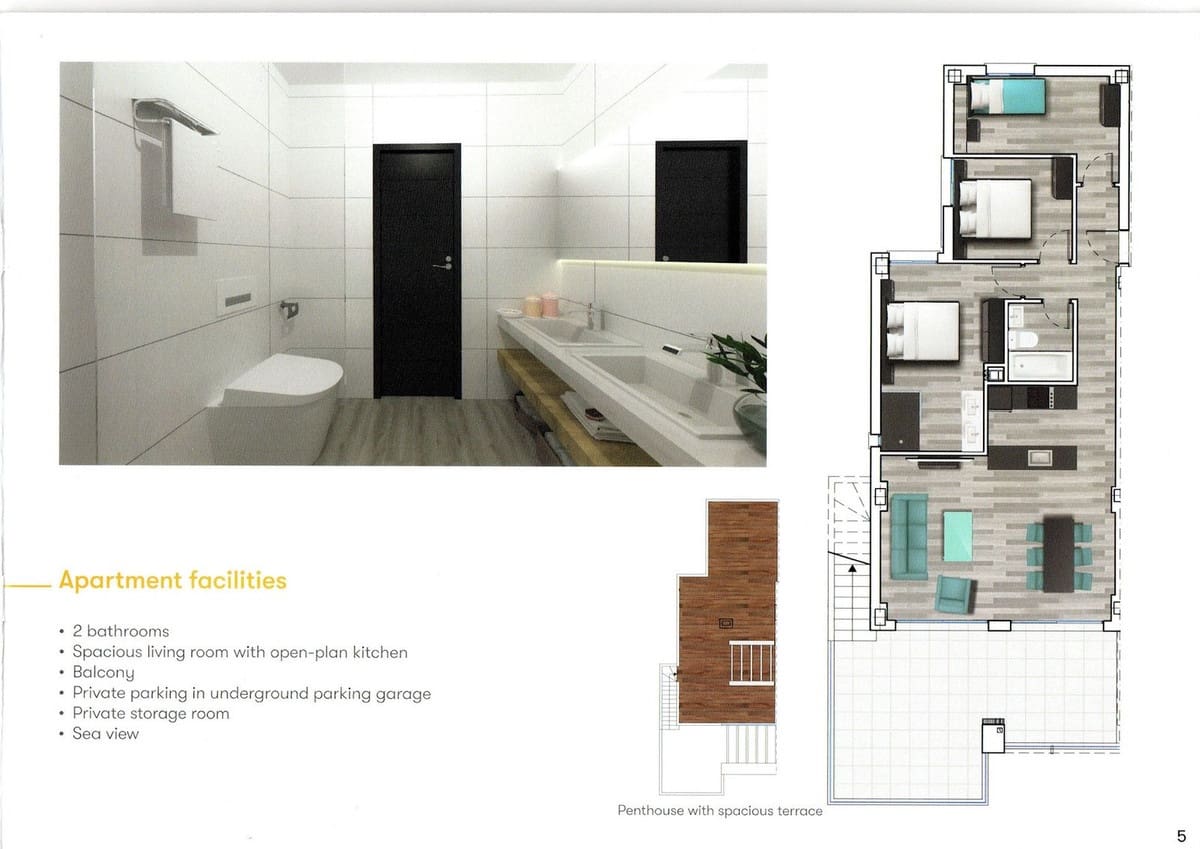 3 makuuhuone Huoneisto myytävänä paikassa Fuengirola - 254 000 € (Ref: 7956799)