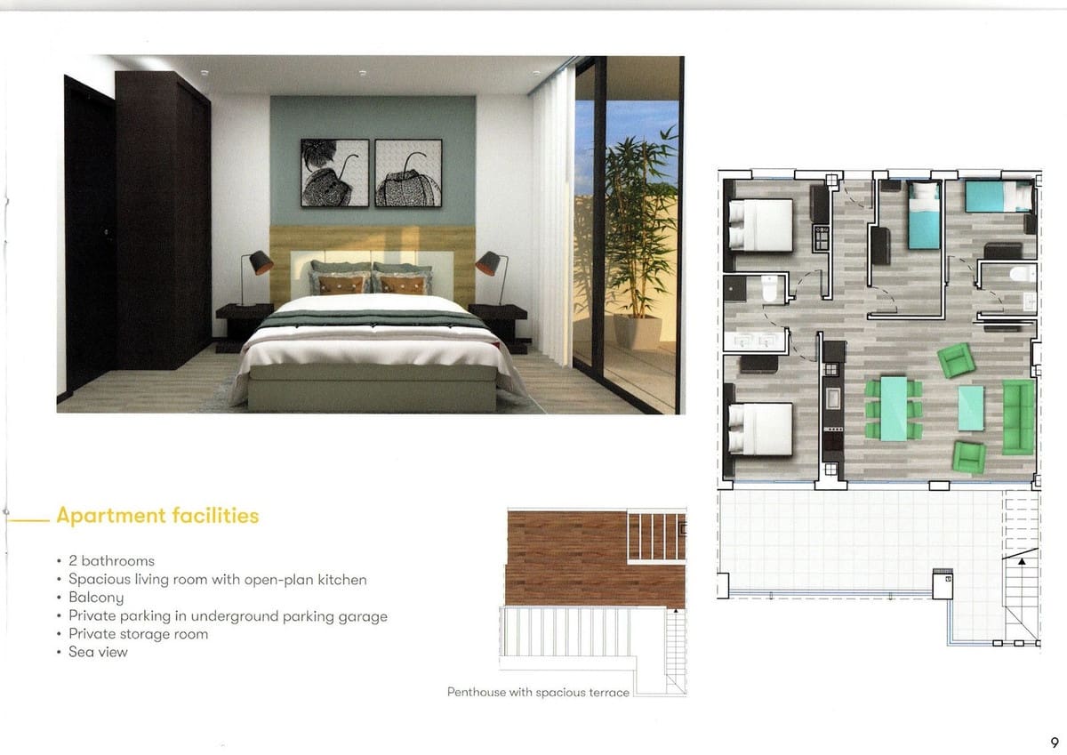 3 makuuhuone Huoneisto myytävänä paikassa Fuengirola - 254 000 € (Ref: 7956799)