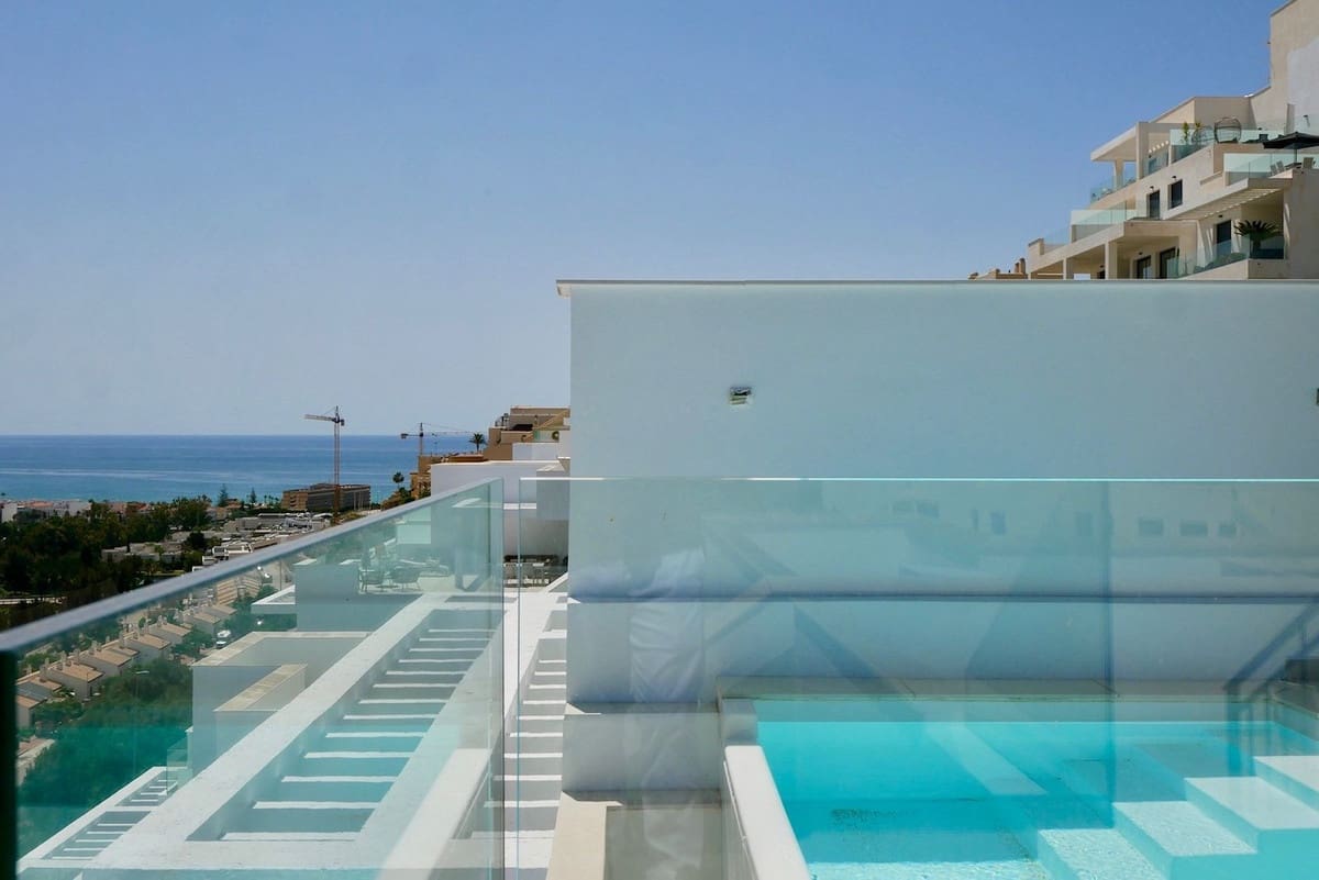 4 chambre Penthouse à vendre à La Cala de Mijas avec piscine garage - 895 000 € (Ref: 7956827)