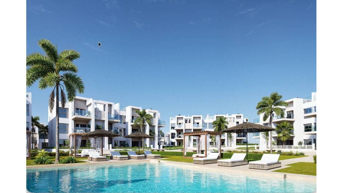 2 soveværelse Lejlighed til salg i Los Alcazares med swimmingpool garage - € 309.000 (Ref: 10027598)