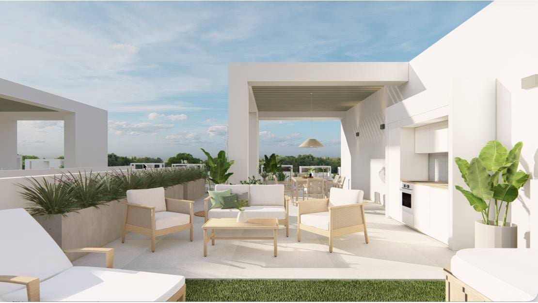 2 soveværelse Lejlighed til salg i Los Alcazares med swimmingpool garage - € 309.000 (Ref: 10027598)
