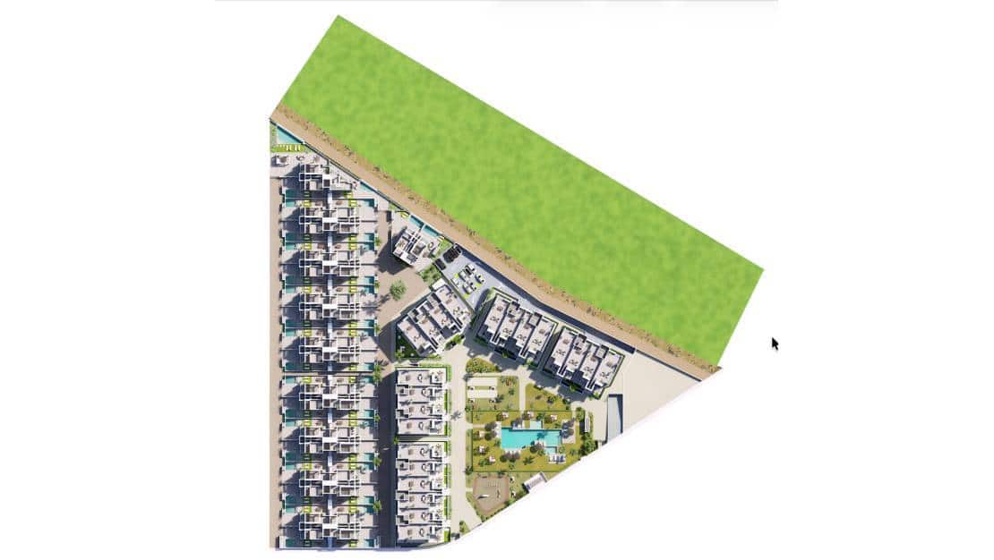 2 soveværelse Lejlighed til salg i Los Alcazares med swimmingpool garage - € 309.000 (Ref: 10027598)