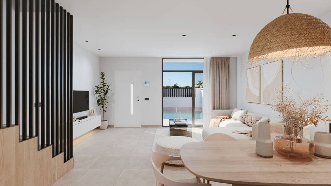 3 sovrum Radhus till salu i San Pedro del Pinatar med pool garage - 369 900 € (Ref: 7381227)