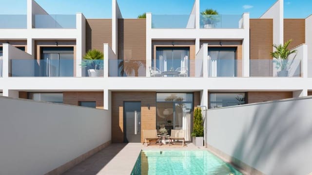 3 sovrum Radhus till salu i San Pedro del Pinatar ciudad, San Pedro del Pinatar med pool garage - 369 900 € (Ref: 7381227)