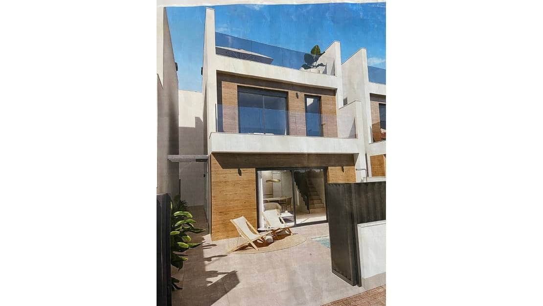 3 sovrum Radhus till salu i San Pedro del Pinatar med pool garage - 369 900 € (Ref: 7381227)