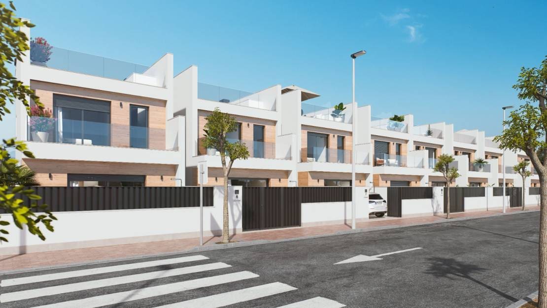 3 sovrum Radhus till salu i San Pedro del Pinatar med pool garage - 369 900 € (Ref: 7381227)