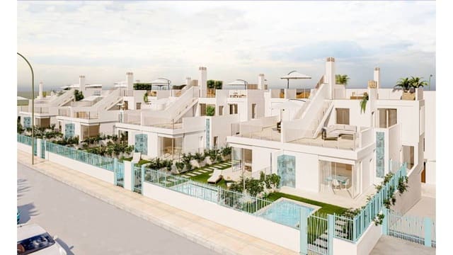 3 soverom Villa til salgs i Las Lomas de Rame - Bahía Bella, Los Alcázares med svømmebasseng garasje - € 442 000 (Ref: 9027199)