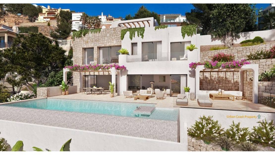 5 makuuhuone Huvila myytävänä paikassa Altea mukana uima-altaan 
autotalli - 2 495 000 € (Ref: 9033347)