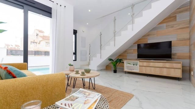 3 soveværelse Villa til salg i El Chaparral - La Siesta - La Torreta, Torrevieja med swimmingpool garage - € 409.000 (Ref: 9034821)