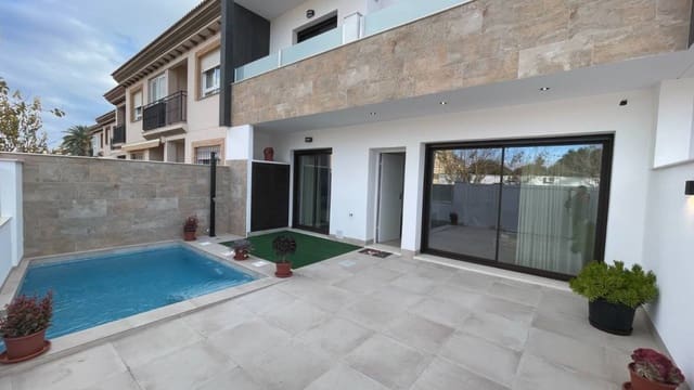 3 bedroom Semi-detached Villa for sale in Los Peñascos - El Salero - Los Imbernones, San Pedro del Pinatar with pool garage - € 419,900 (Ref: 9041208)