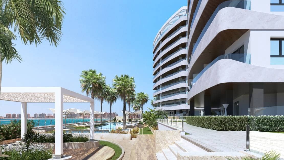3 sypialnia Apartament na sprzedaż w La Manga del Mar Menor z basenem garażem - 546 000 € (Ref: 9058006)