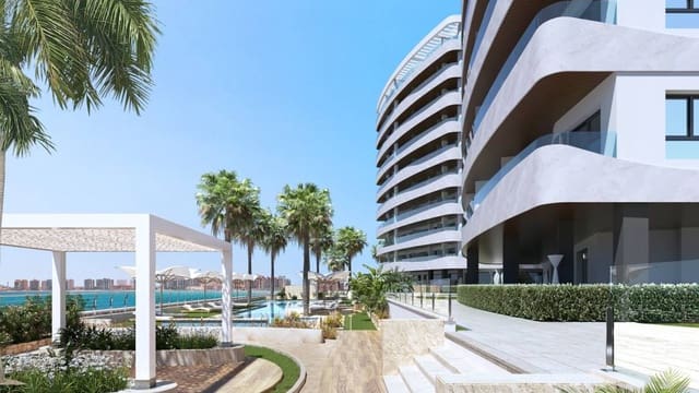 3 sypialnia Apartament przy plaży na sprzedaż w La Manga del Mar Menor z basenem garażem - 546 000 € (Ref: 9058006)