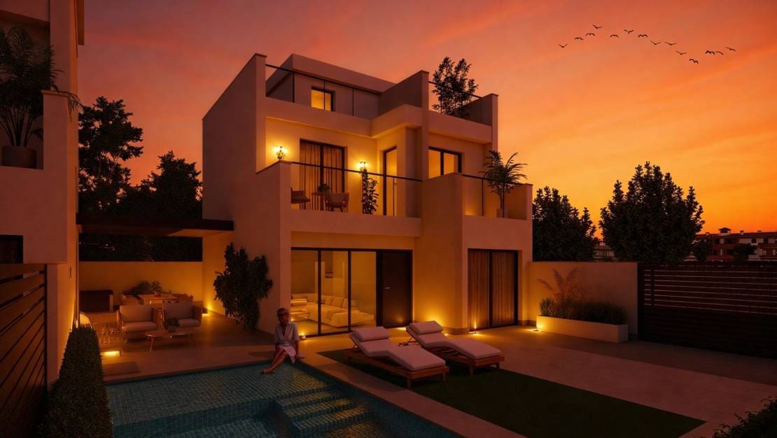 3 soverom Villa til salgs i Los Narejos med svømmebasseng garasje - € 659 000 (Ref: 9203514)