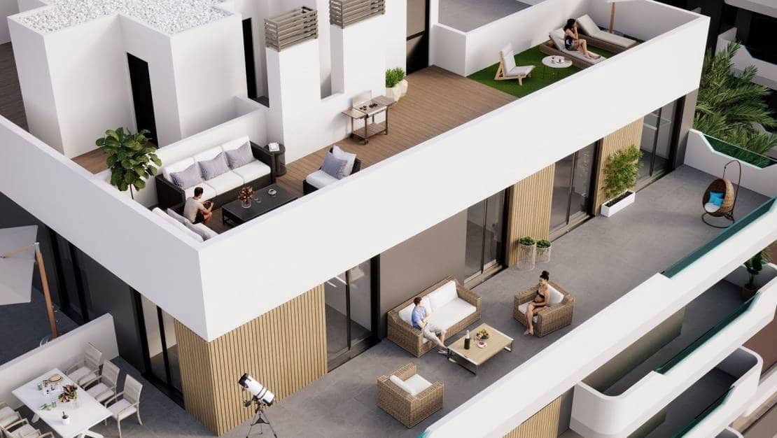 2 sovrum Lägenhet till salu i Santa Pola med pool garage - 230 000 € (Ref: 9544464)