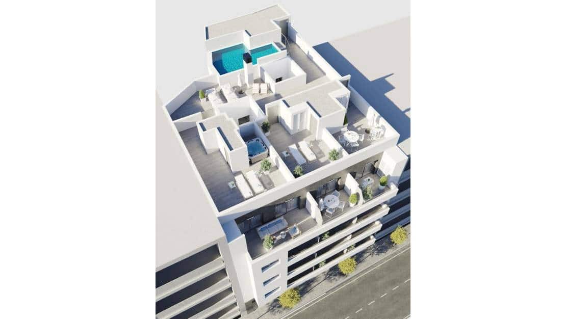 2 soveværelse Lejlighed til salg i Torrevieja med swimmingpool garage - € 299.000 (Ref: 9652864)