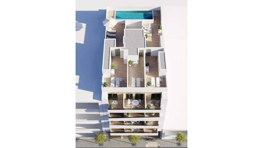 Apartamento de 1 habitación en Torrevieja en venta con piscina - 219.000 € (Ref: 9775879)