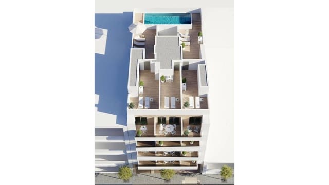 1 soveværelse Lejlighed til salg i Centro - Muelle Pesquero, Torrevieja med swimmingpool - € 219.000 (Ref: 9775879)