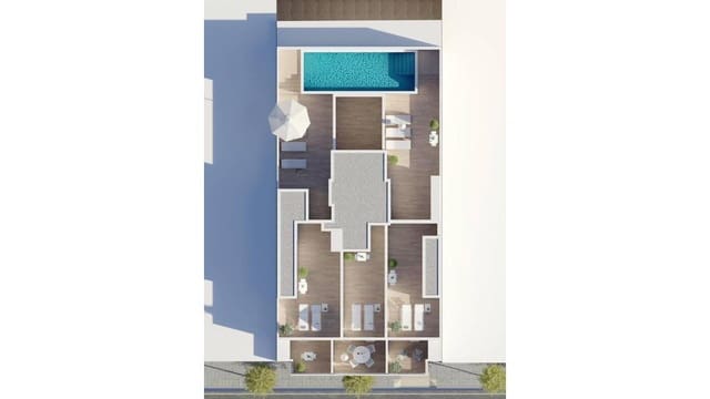 1 soveværelse Lejlighed til salg i Centro - Muelle Pesquero, Torrevieja med swimmingpool - € 219.000 (Ref: 9775879)