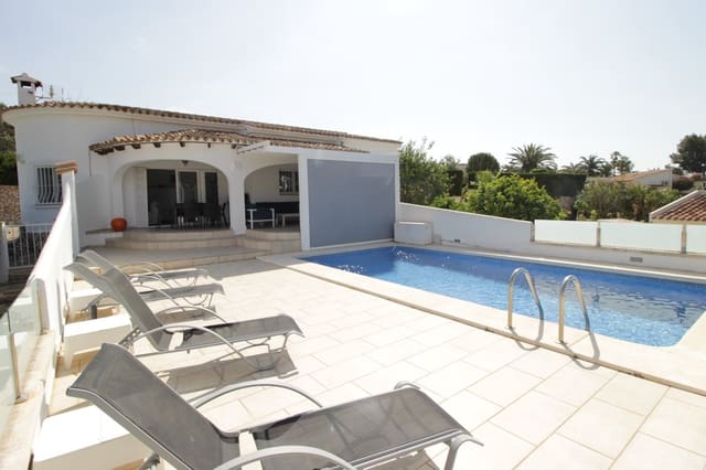 Chalet de 3 habitaciones en Moraira, Teulada-Moraira en alquiler con piscina garaje - 1.450 € (Ref: 3635651)