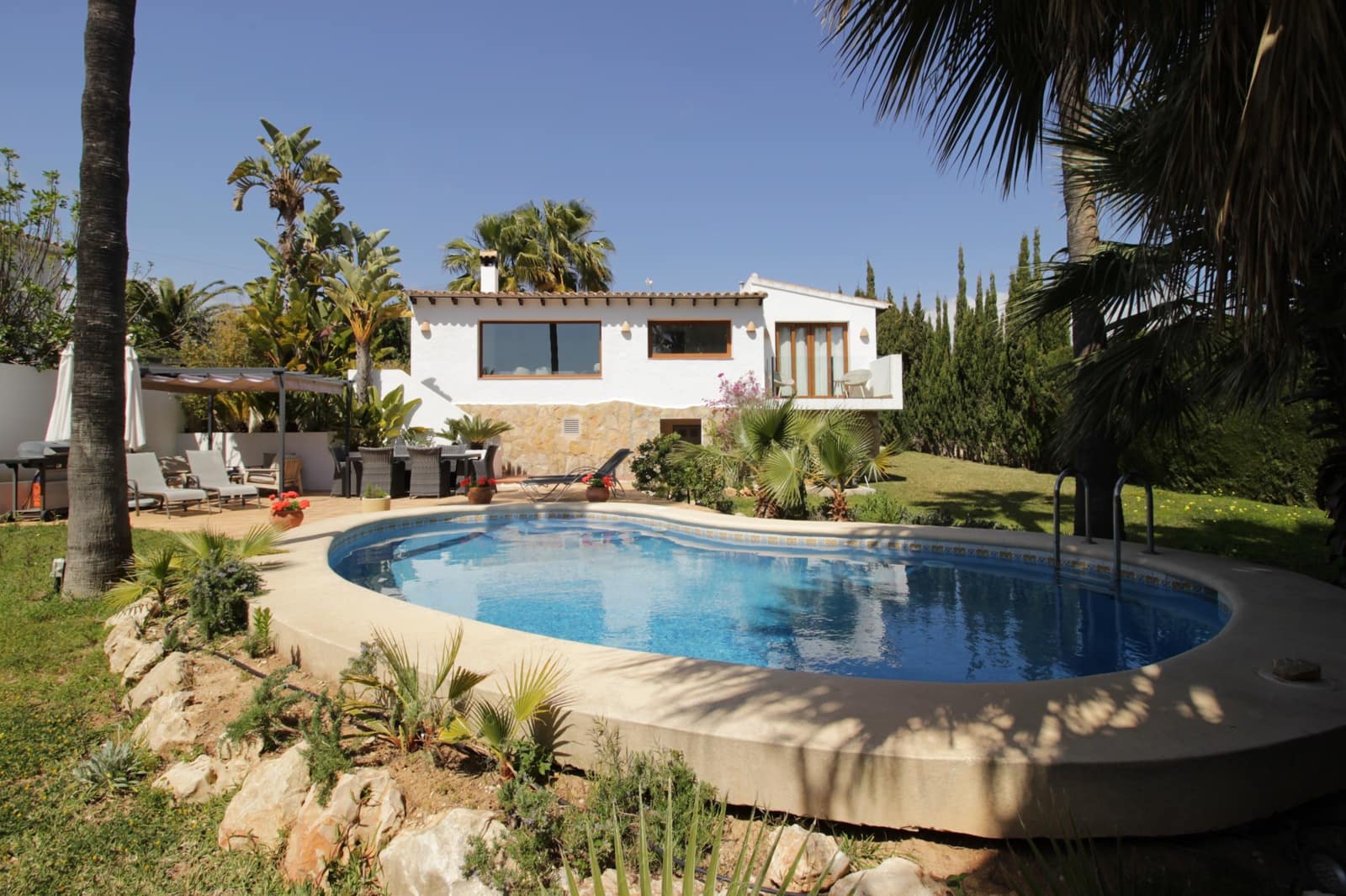 3 sypialnia Willa do wynajęcia w Moraira z basenem garażem - 1 750 € (Ref: 4757875)