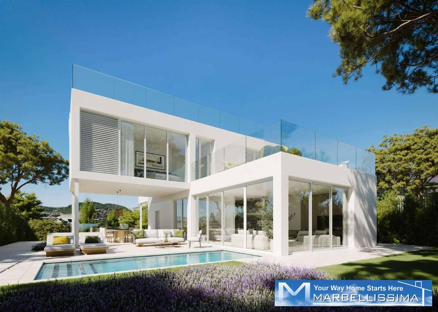 3 chambre Villa/Maison à vendre à Estepona avec piscine - 1 590 000 € (Ref: 10031453)