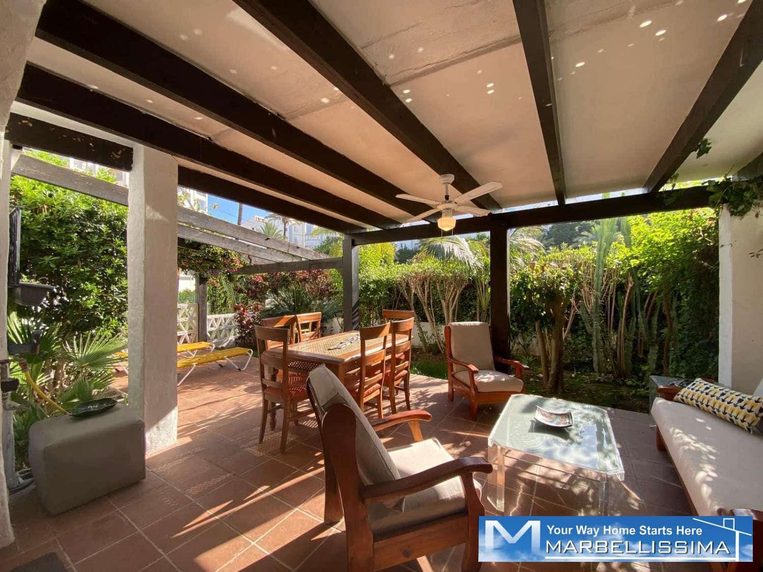 3 soveværelse Strandlejlighed til leje i Puerto Banus med swimmingpool garage - € 3.200 (Ref: 9759610)