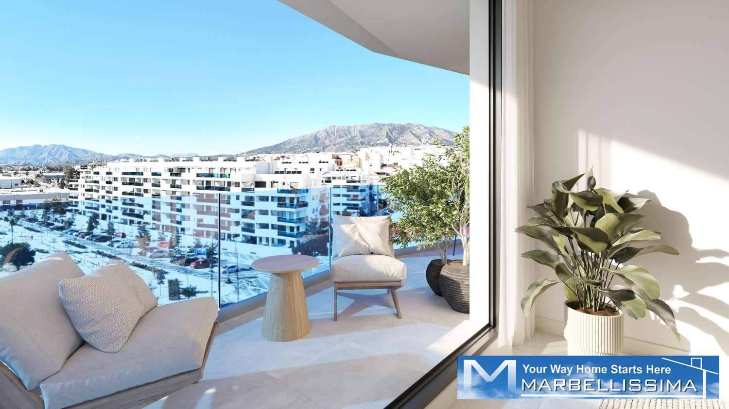 1 chambre Appartement de Plage à vendre à Las Lagunas de Mijas avec piscine garage - 399 000 € (Ref: 9759612)