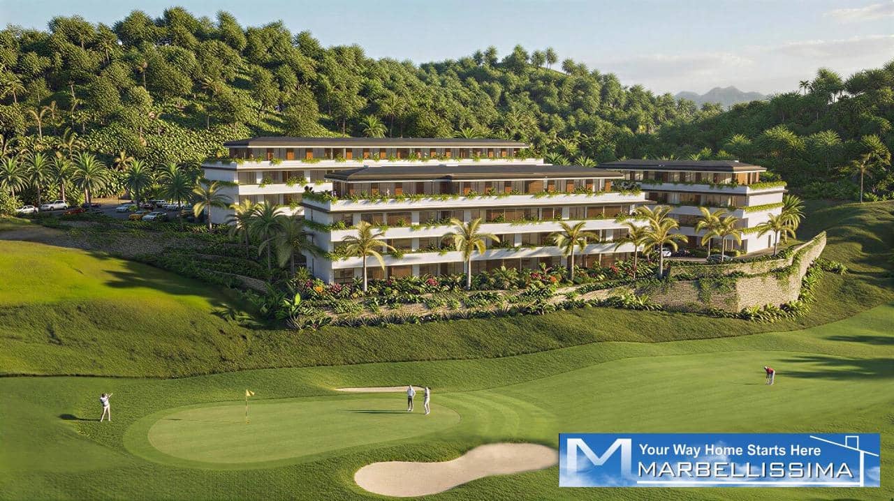 2 soveværelse Strandlejlighed til salg i Mijas Golf med swimmingpool garage - € 550.000 (Ref: 9759613)