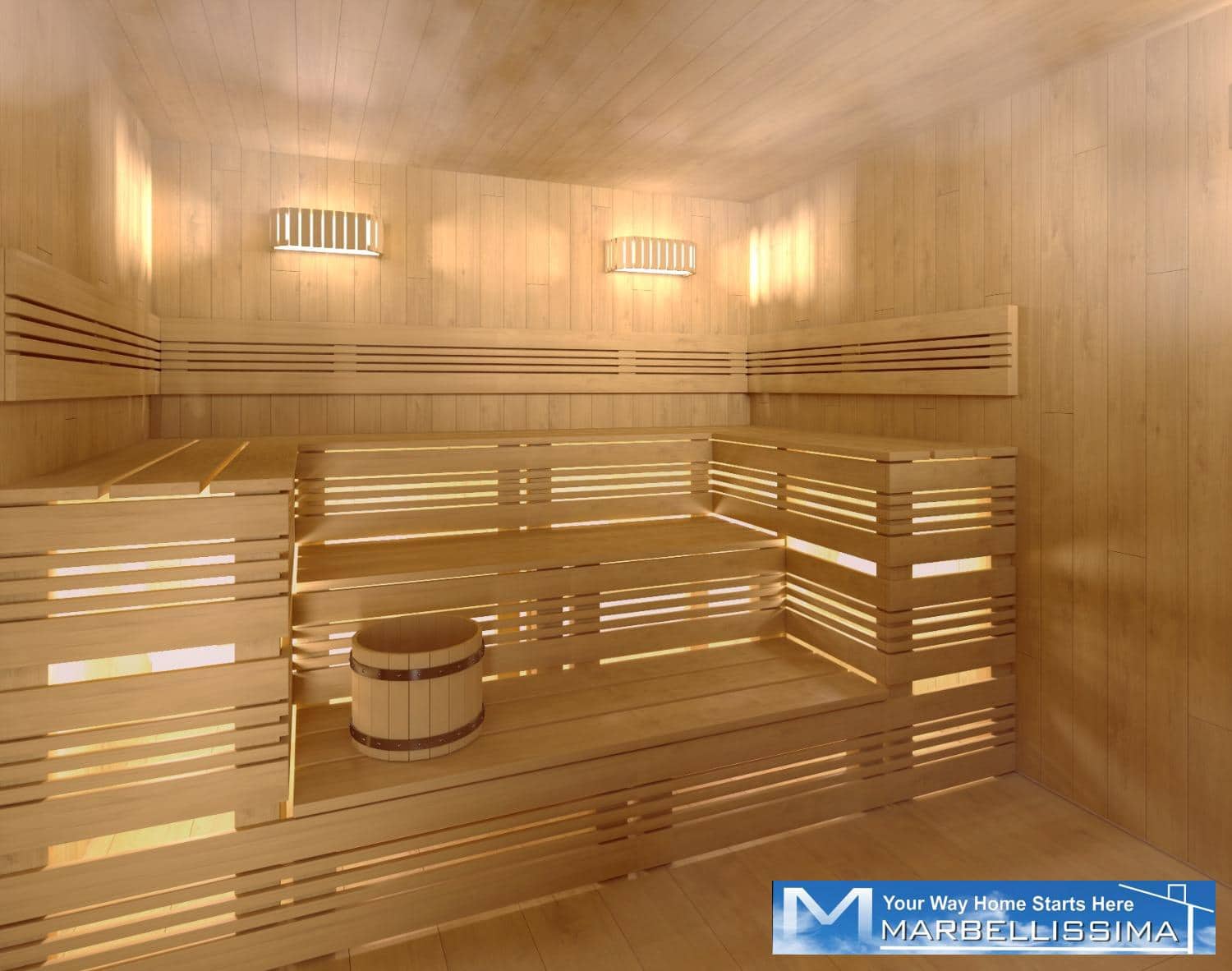 2 soverom Strandleiligheter til salgs i Mijas Costa med svømmebasseng garasje - € 352 600 (Ref: 9759616)