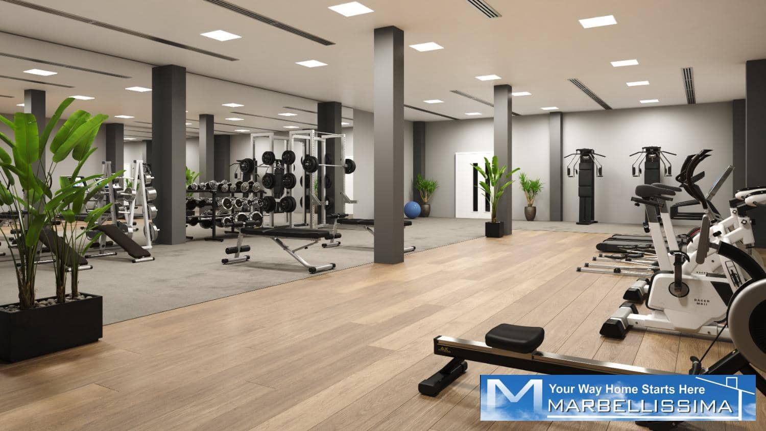 2 soverom Strandleiligheter til salgs i Mijas Costa med svømmebasseng garasje - € 352 600 (Ref: 9759616)