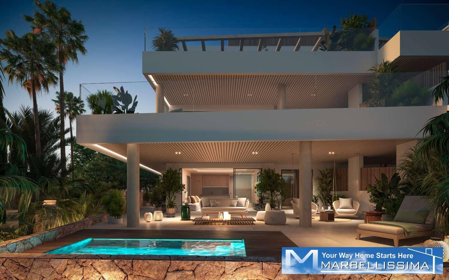 4 Zimmer Strandapartment zu verkaufen in Marbella mit Pool - 1.250.000 € (Ref: 9759619)