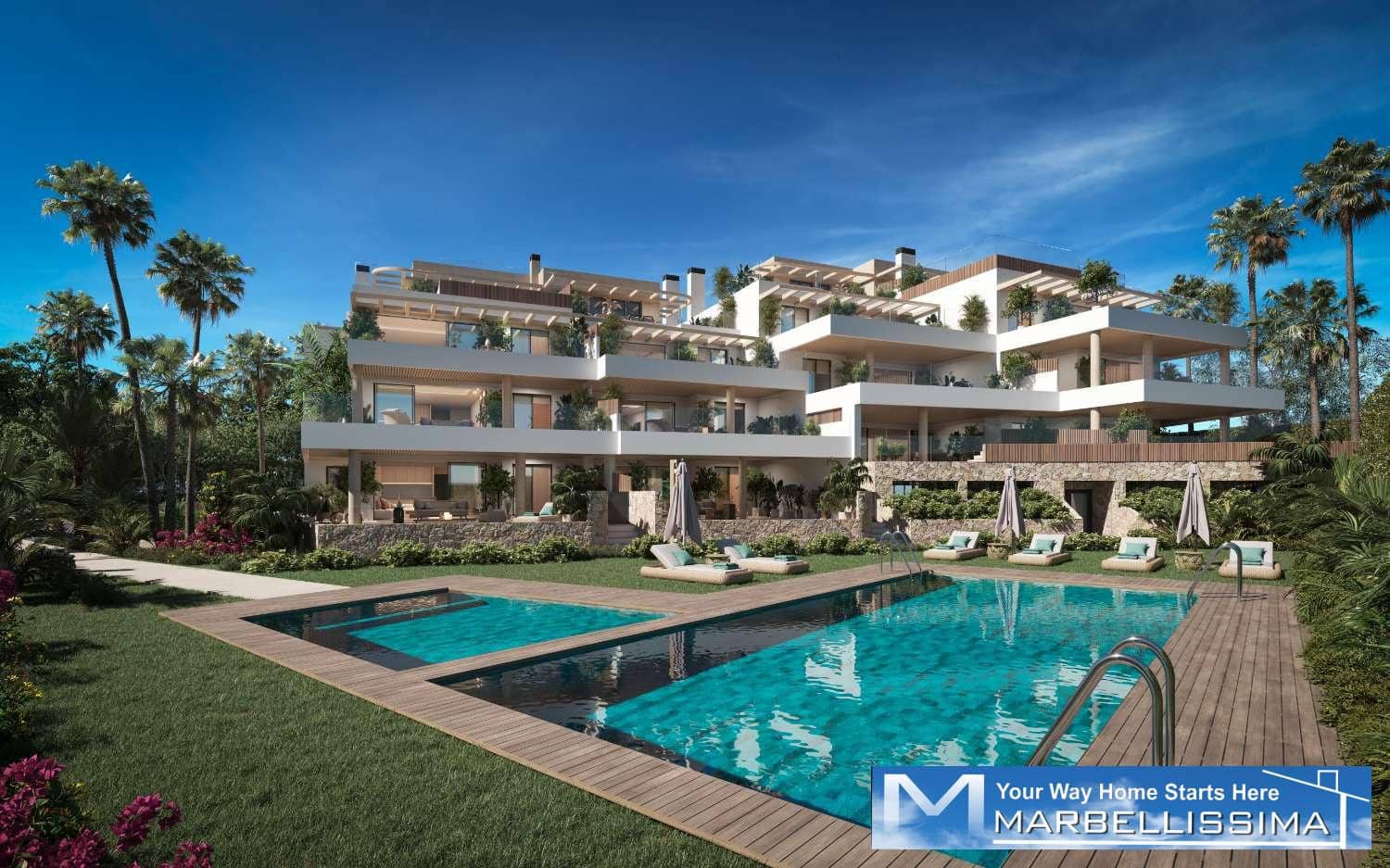4 Zimmer Strandapartment zu verkaufen in Marbella mit Pool - 1.250.000 € (Ref: 9759619)