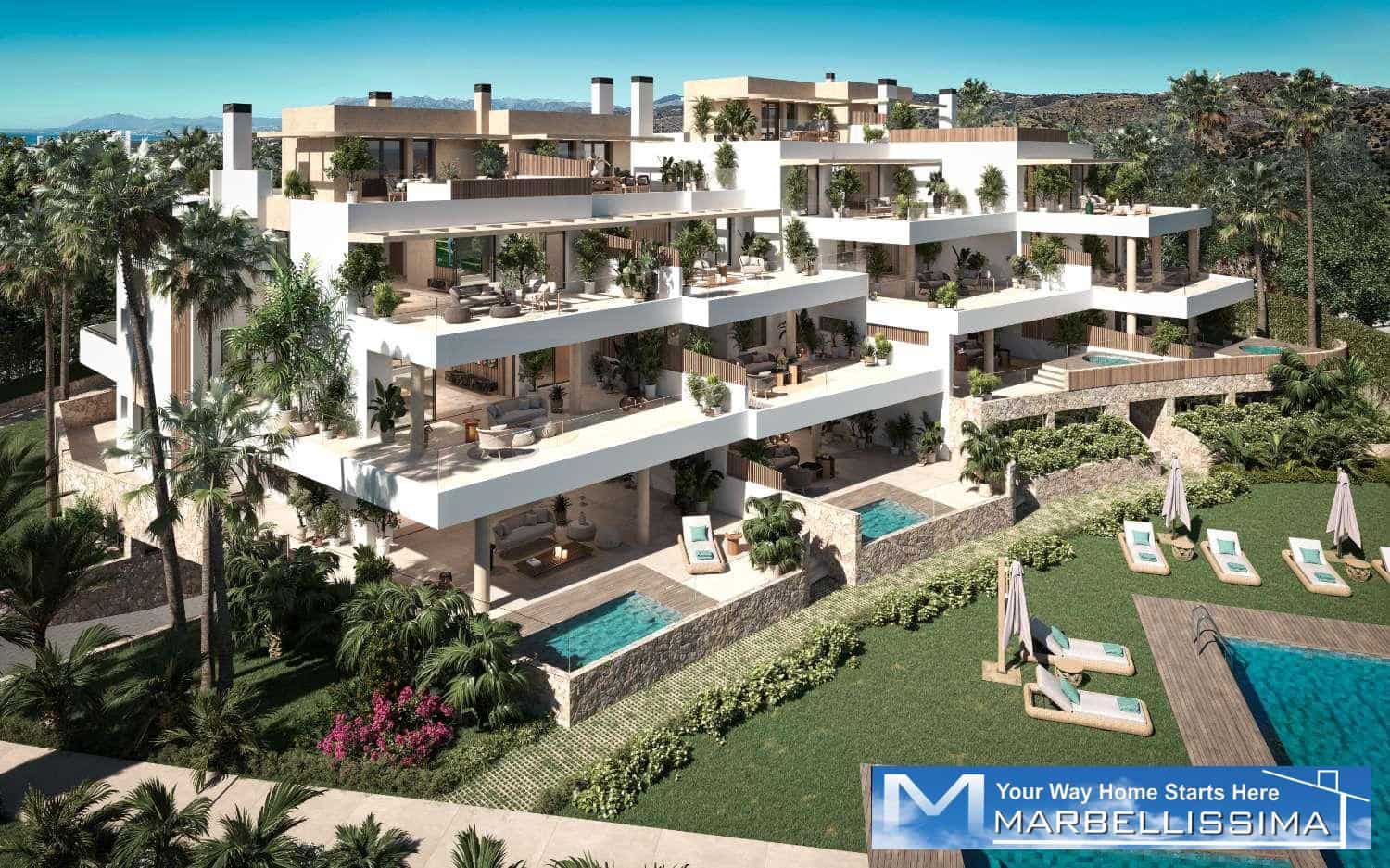 4 Zimmer Strandapartment zu verkaufen in Marbella mit Pool - 1.250.000 € (Ref: 9759619)